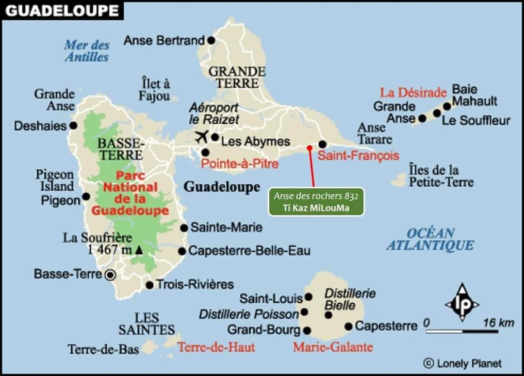 Anse Des Rochers - Ti Kaz Milouma Saint-Francois  Kültér fotó